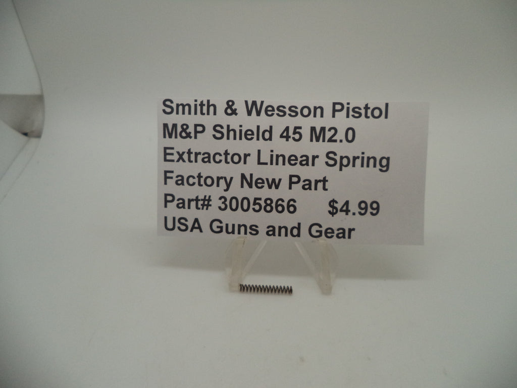 Smith & Wesson M&P Shield 45 M2.0 Extractor Linear Spring Factory OEM 3005866