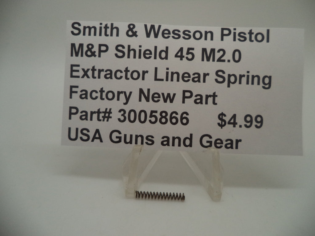 Smith & Wesson M&P Shield 45 M2.0 Extractor Linear Spring Factory OEM 3005866