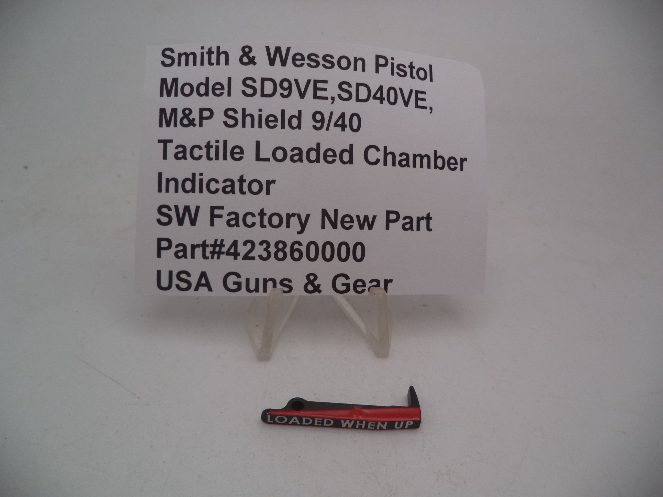 Smith & Wesson M&P Shield/SD VE Loaded Chamber Indicator | OEM 423860000
