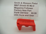 3001632 Smith & Wesson Pistol M&P Shield 45 M2.0 Magazine Follower New Part