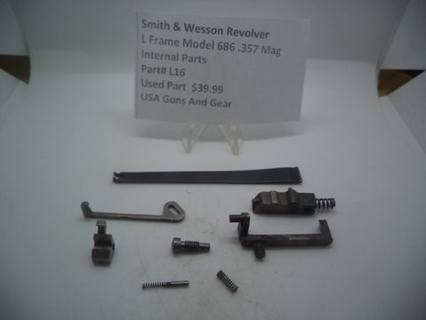 L16 Smith & Wesson N Frame Model 686 Internal Parts Lot SS Used 357 Mag