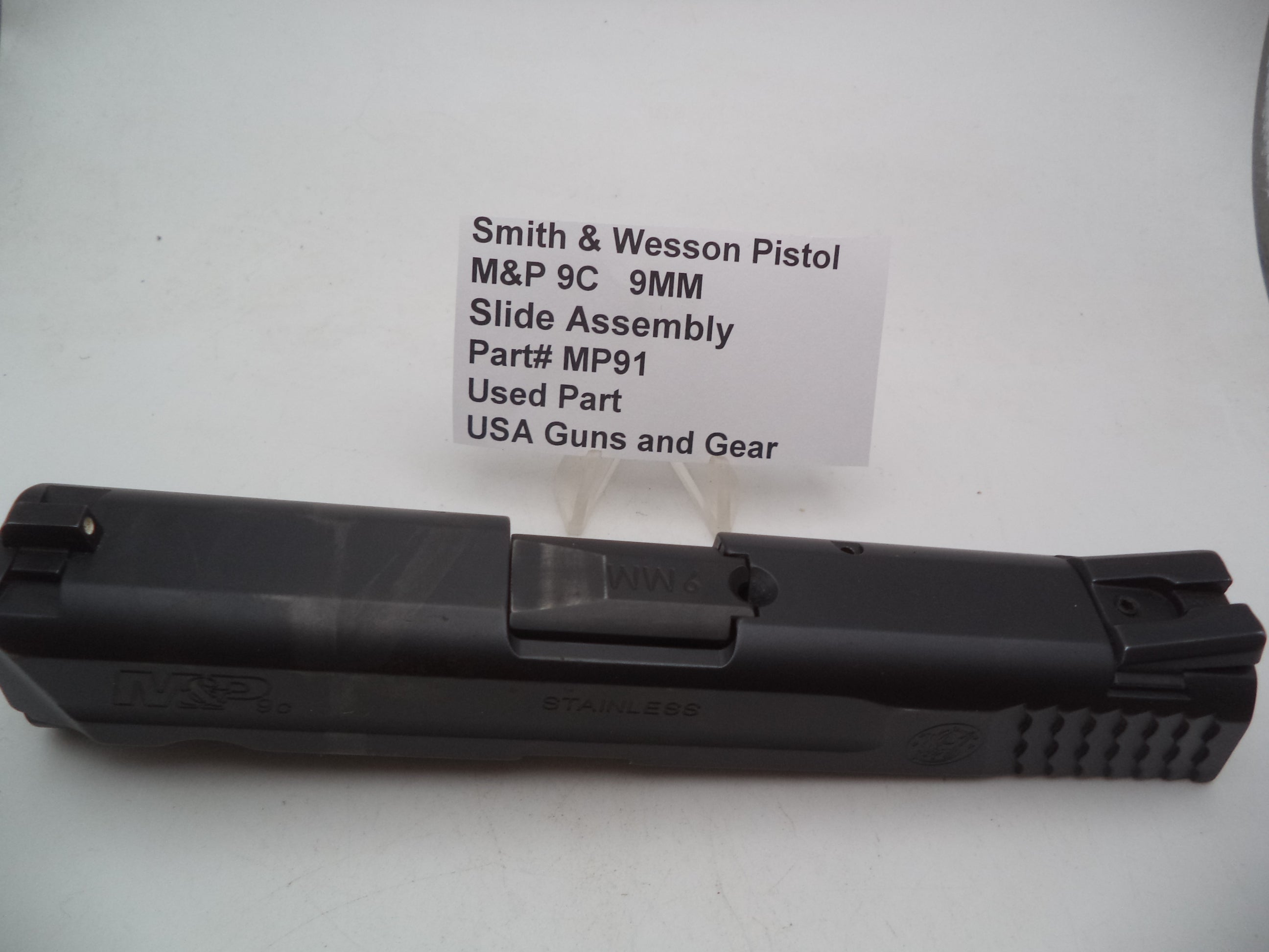 MP91 S&W Pistol M&P 9C SLIDE BARREL RECOIL SPRING ASSEMBLY 9mm  (Used Part)