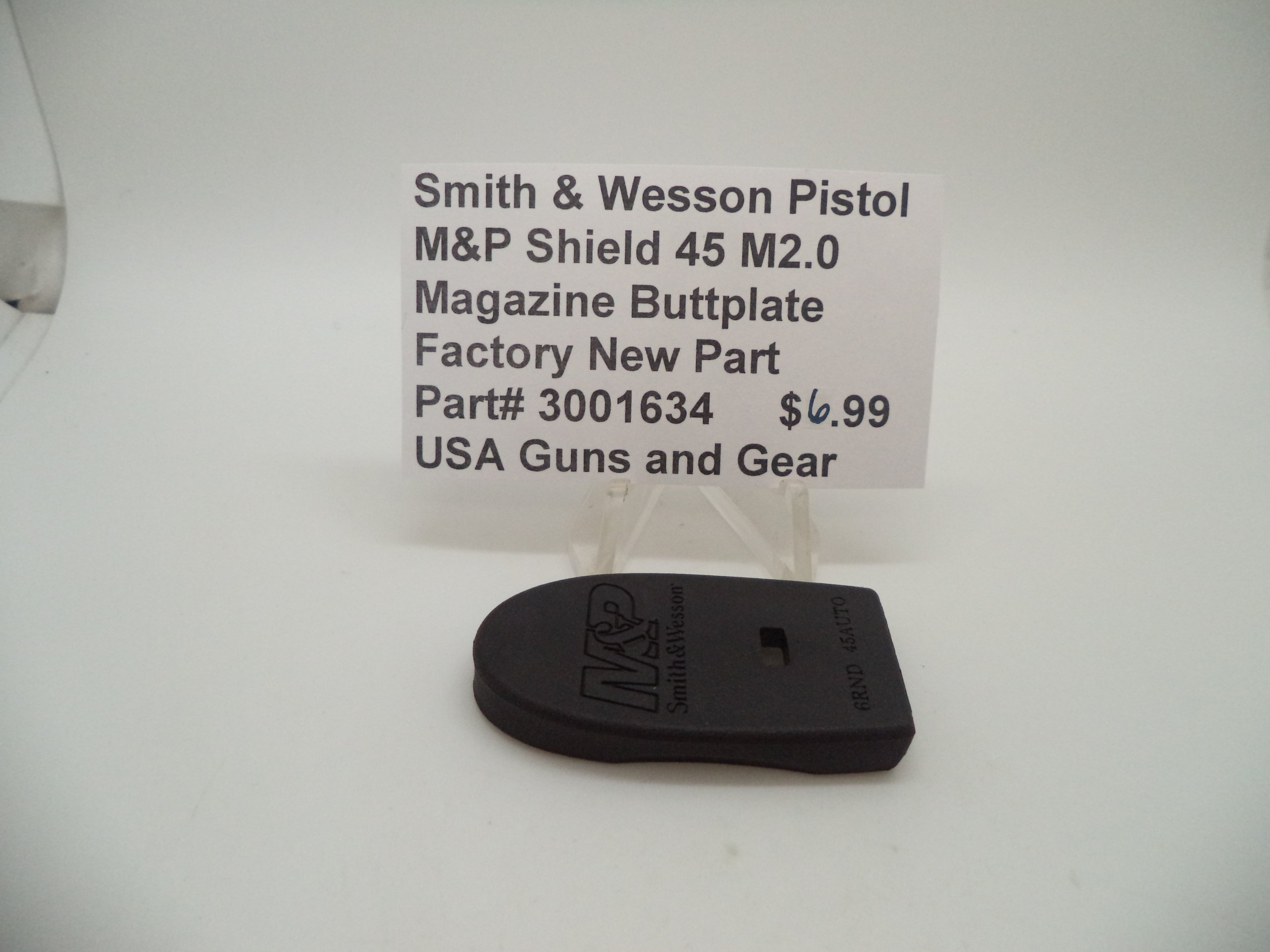 Smith & Wesson M&P Shield 45 M2.0 Magazine Buttplate | OEM 3001634