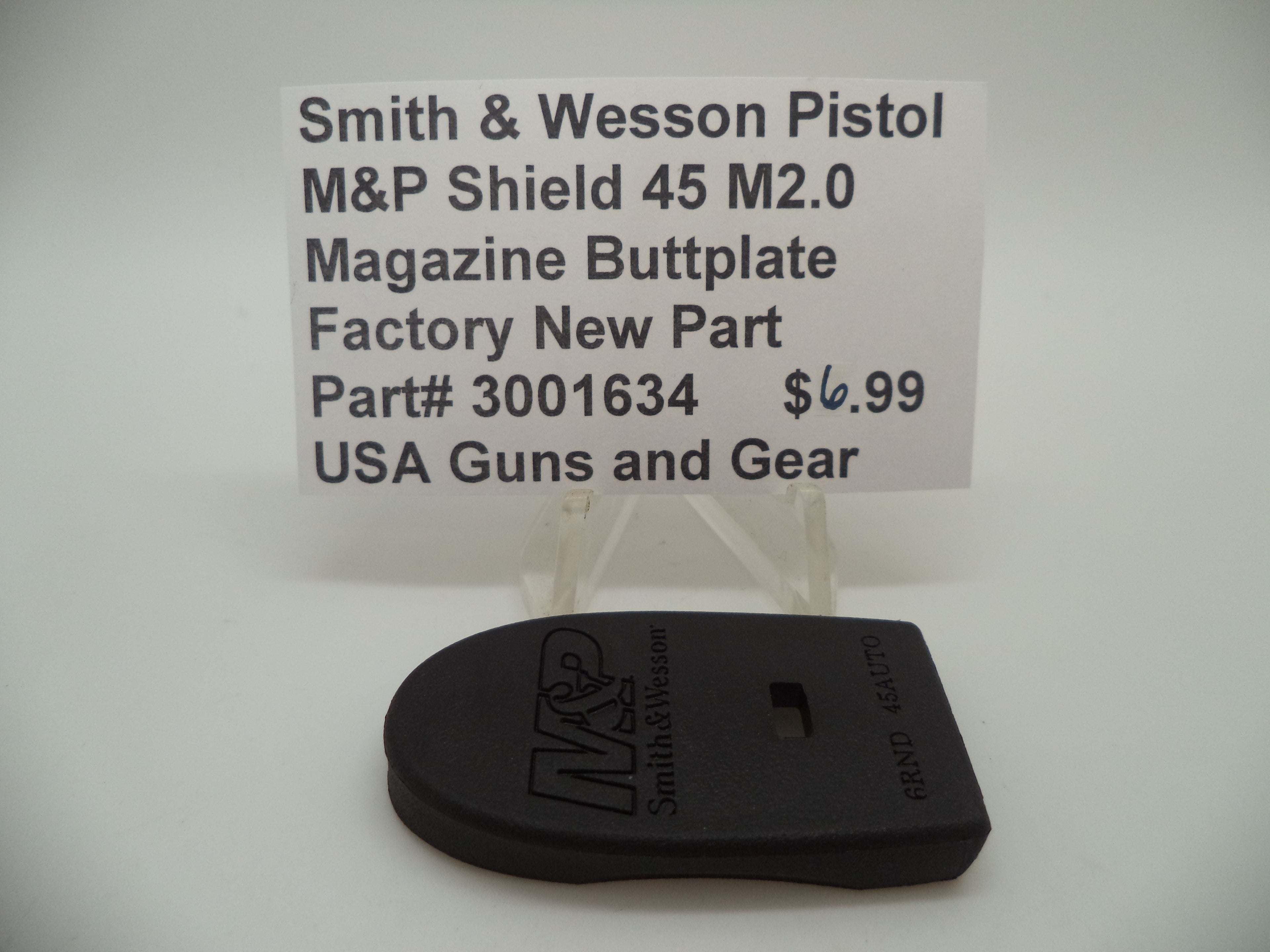 Smith & Wesson M&P Shield 45 M2.0 Magazine Buttplate | OEM 3001634