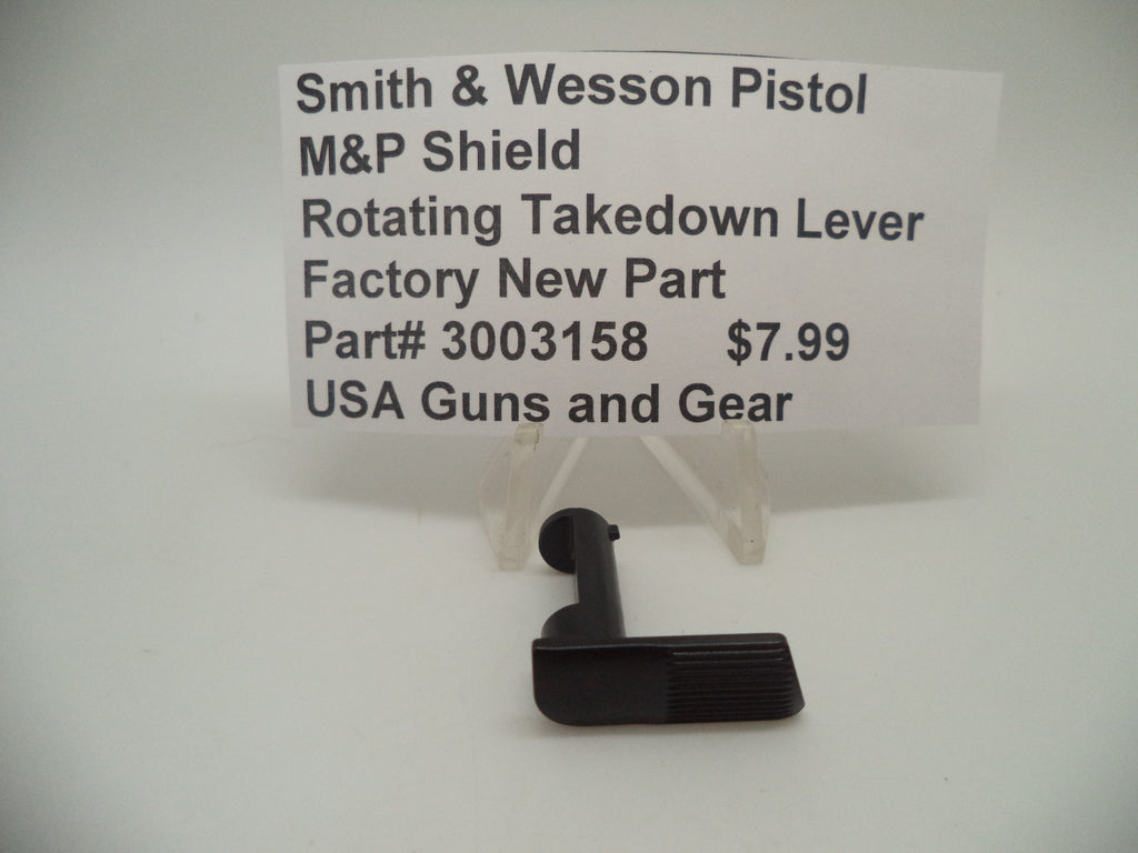 Smith & Wesson M&P Shield Rotating Takedown Lever - 9mm/.40/.45 M2.0 - Factory OEM 3003158