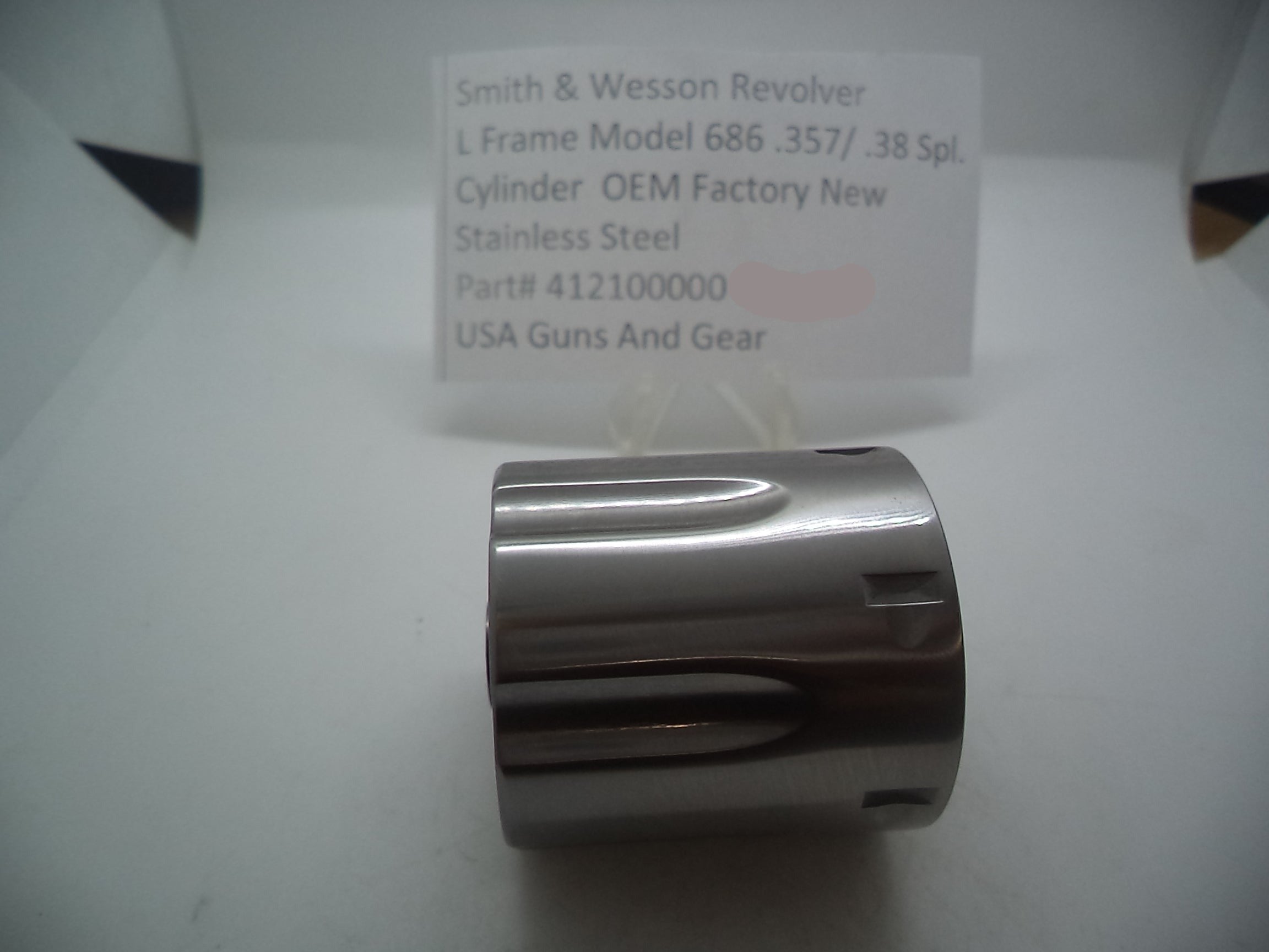 412100000 Smith & Wesson Revolver L Frame Model 686 Cylinder .357 Magnum