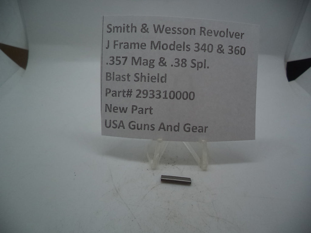 Smith & Wesson J Frame Models 340 360 Blast Shield .357 Magnum .38 Special 293310000