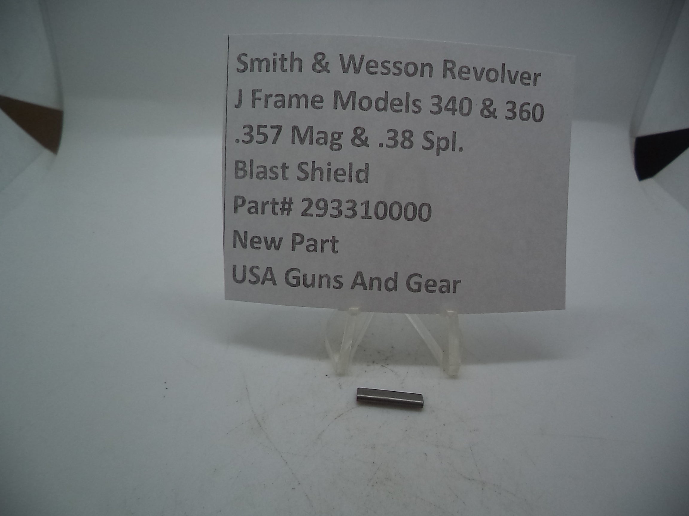 Smith & Wesson J Frame Models 340 360 Blast Shield .357 Magnum .38 Special 293310000