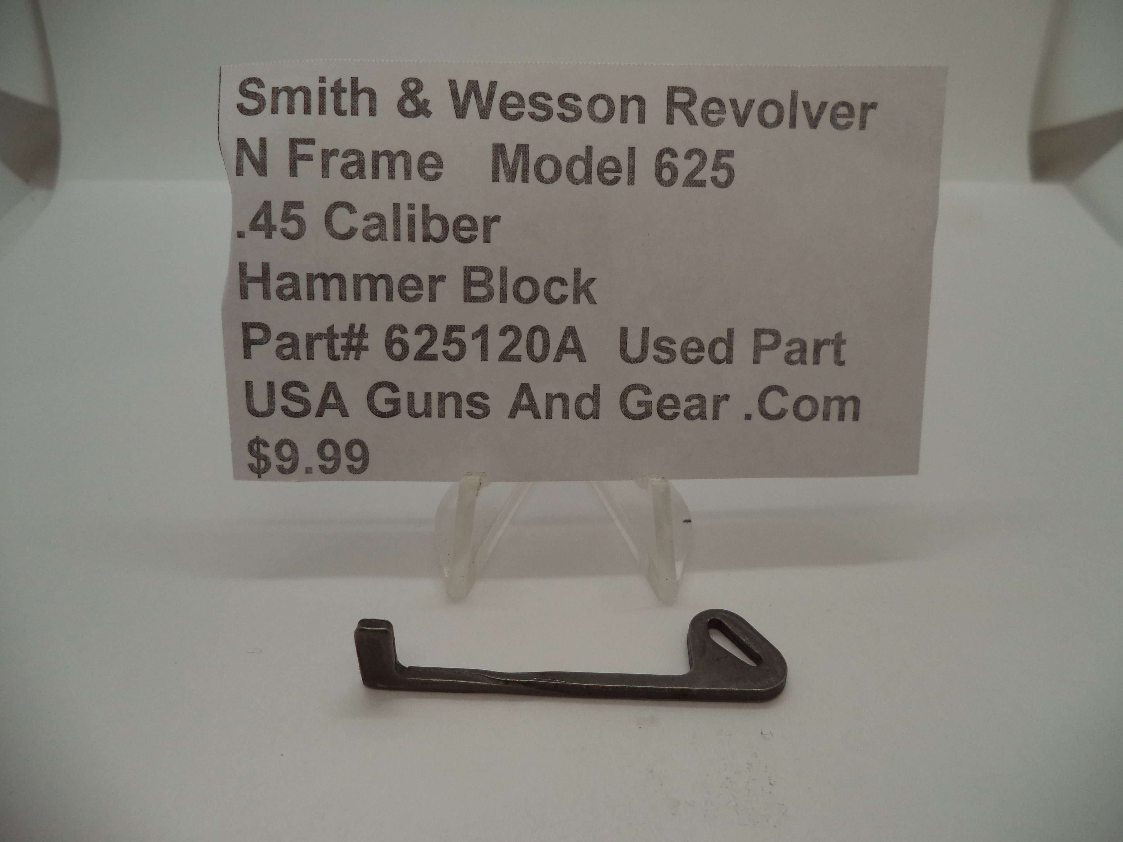 625120A Smith & Wesson N Frame Model 625 Used Hammer Block .45 Caliber