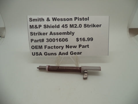 3001606 Smith & Wesson Pistol M&P Shield 45 M2.0 Striker Assembly New Part
