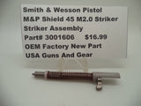 3001606 Smith & Wesson Pistol M&P Shield 45 M2.0 Striker Assembly New Part