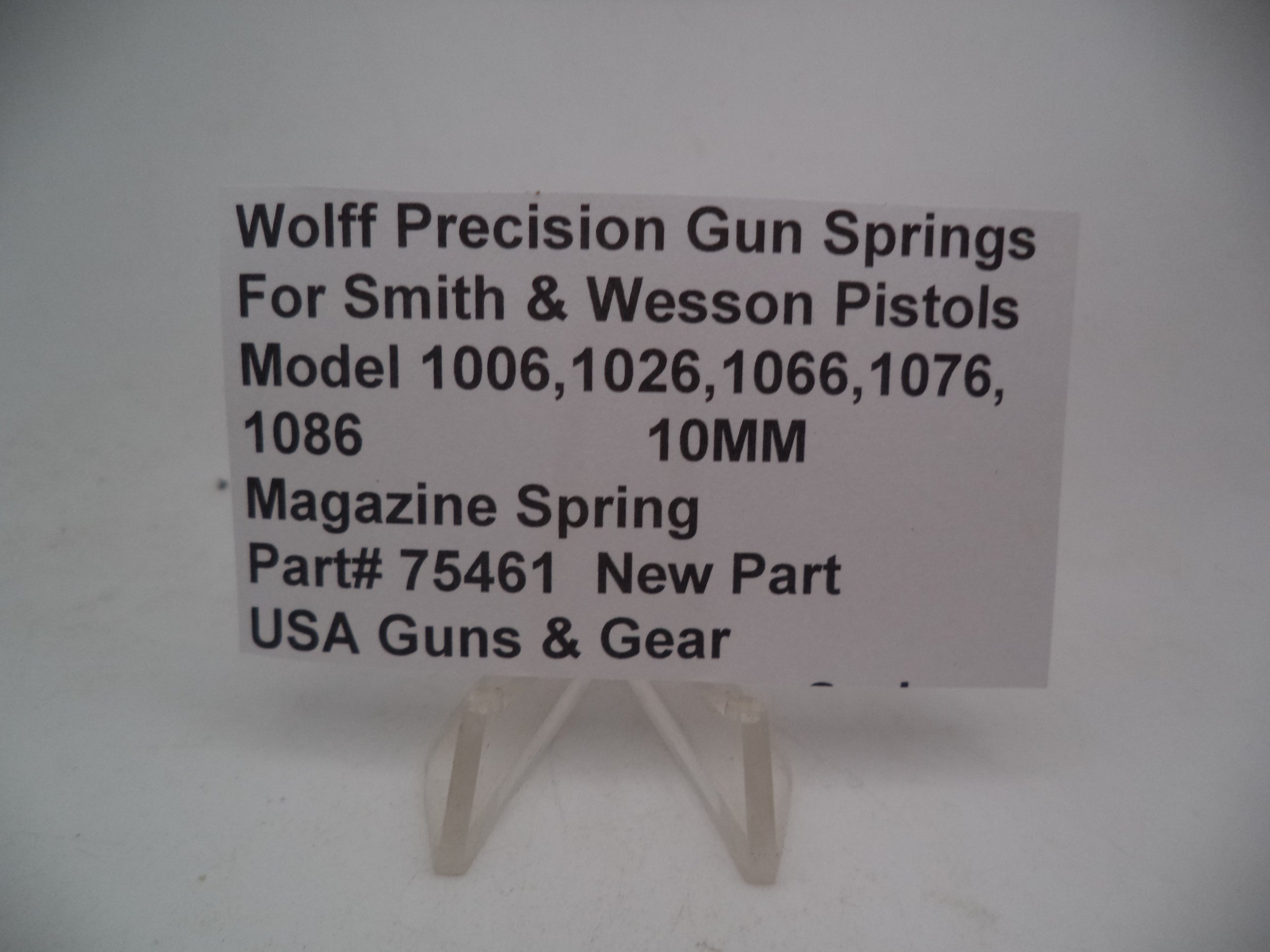 Wolff Complete Magazine Spring Service Pak for S&W Model 1066 10mm | Part 69351