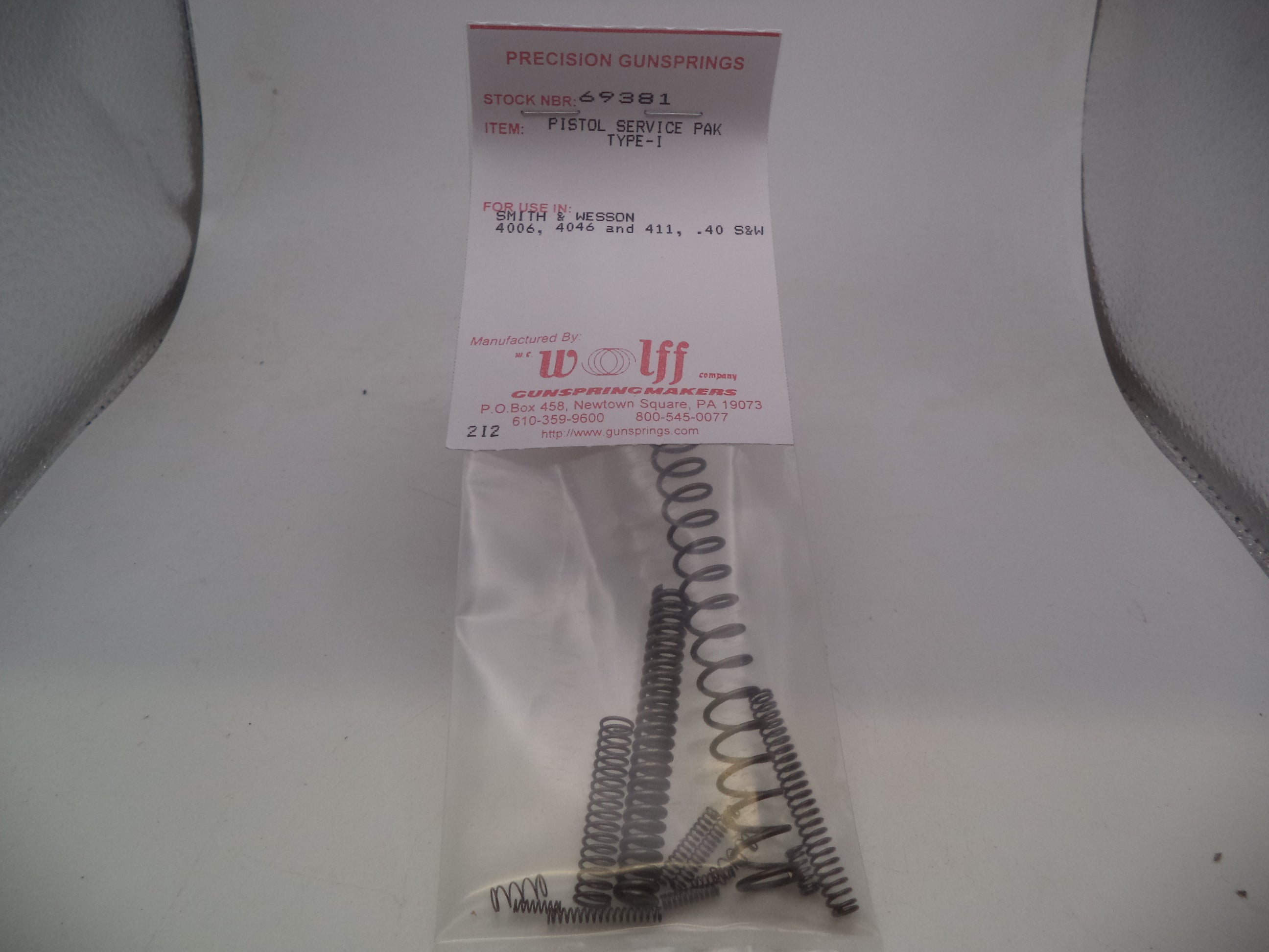 Wolff Complete Magazine Spring Service Pak for S&W Model 1066 10mm | Part 69351