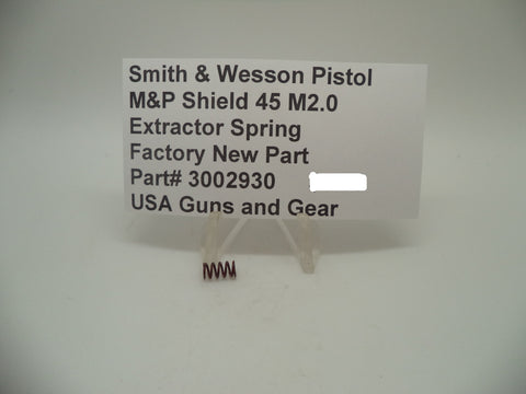 3002930 Smith & Wesson Pistol M&P Shield 45 M2.0 Extractor Spring New Part