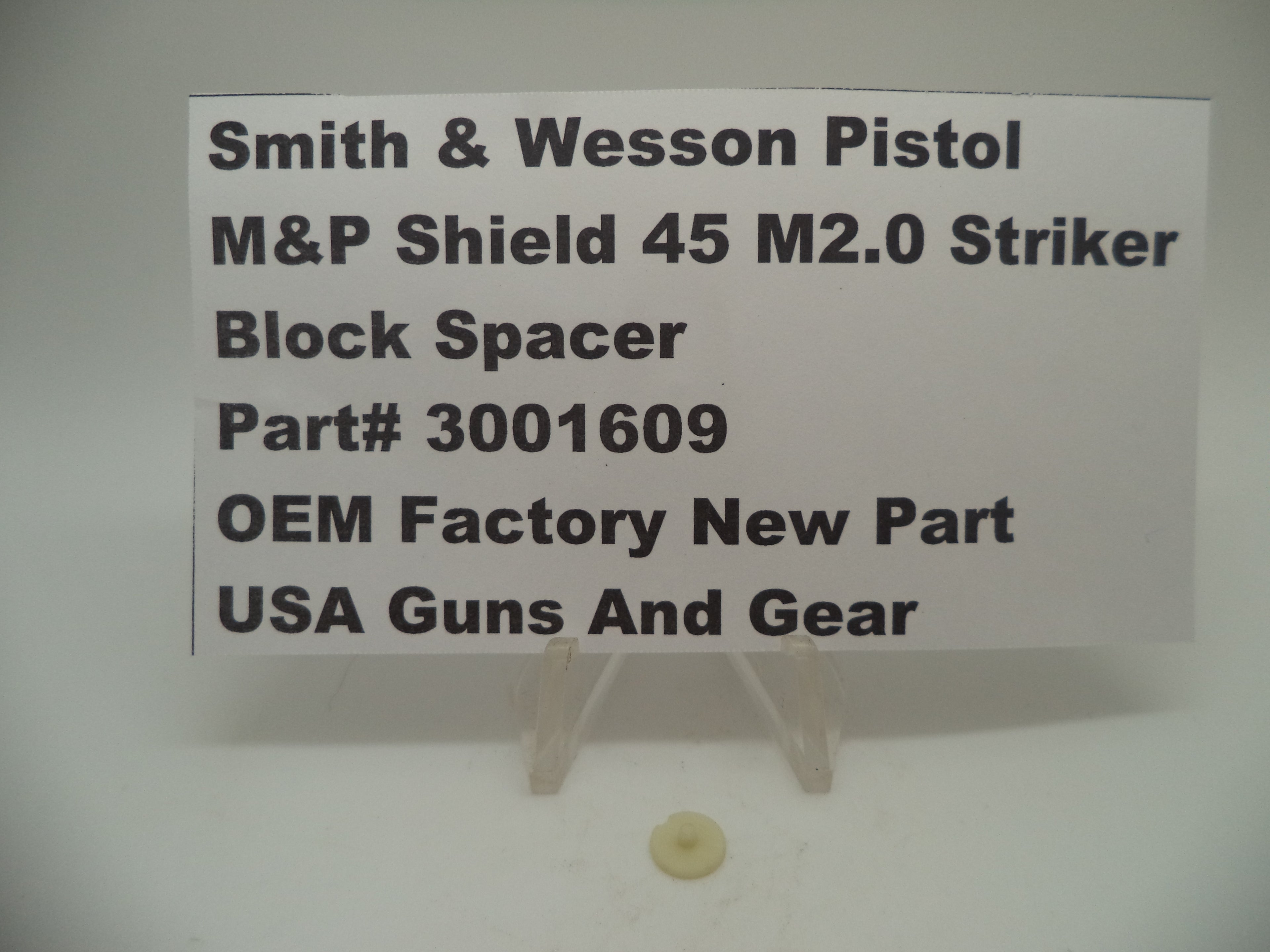 Smith & Wesson M&P Shield 45 M2.0 Striker Block Spacer 3001609