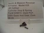 62581C Smith & Wesson N Frame Model 625 Cylinder Stop & Spring .45 Caliber