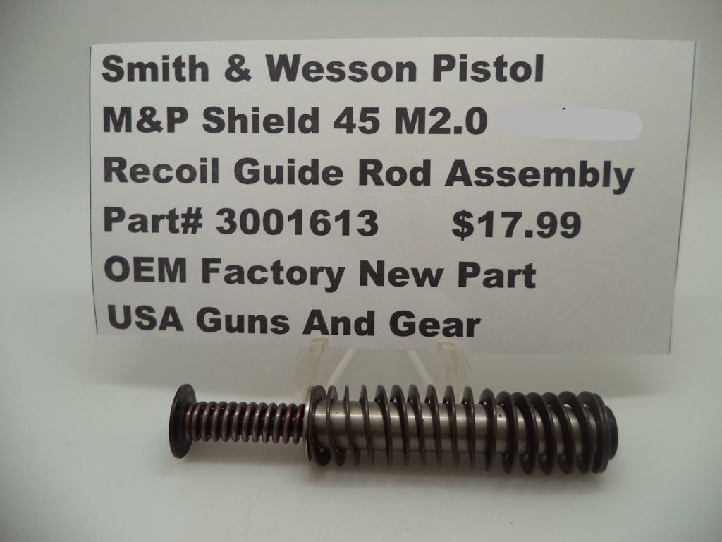 Smith & Wesson M&P Shield 45 Recoil Guide Assembly - M2.0 & 1.0 - Factory OEM 3001613