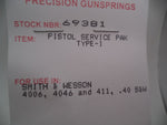 69381 Wolff Smith & Wesson Pistol 4006 Series,4046 Series  Magazine Spring Service Pak .40 S&W