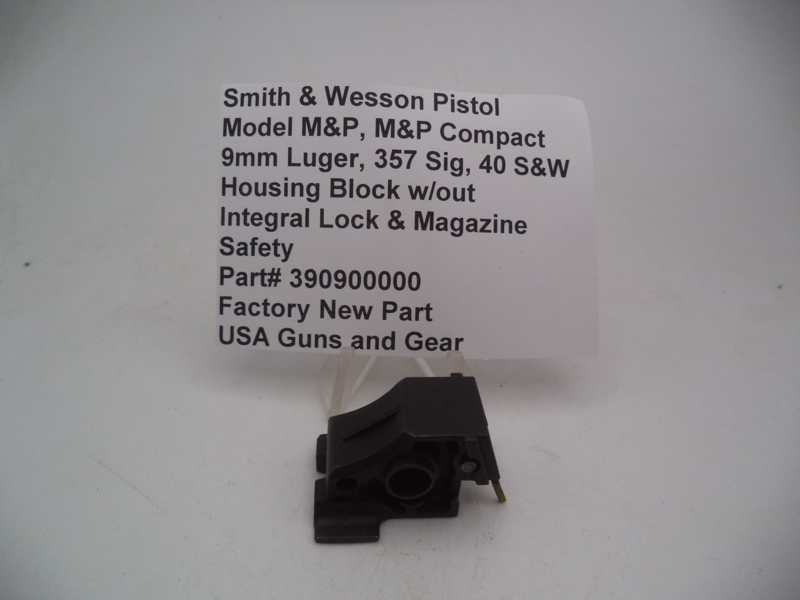 Smith & Wesson M&P Housing Block without Integral Lock - 9mm 40 357 Factory OEM Part 390900000