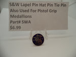 150000409 Smith & Wesson Lapel Pin Hat Pin Tie Pin Or for Pistol Grips