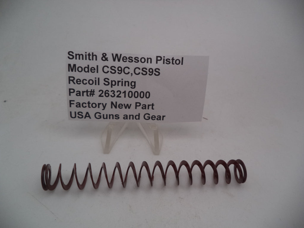 263210000 Smith & Wesson Pistol Model CS9C, CS9S Recoil Spring
