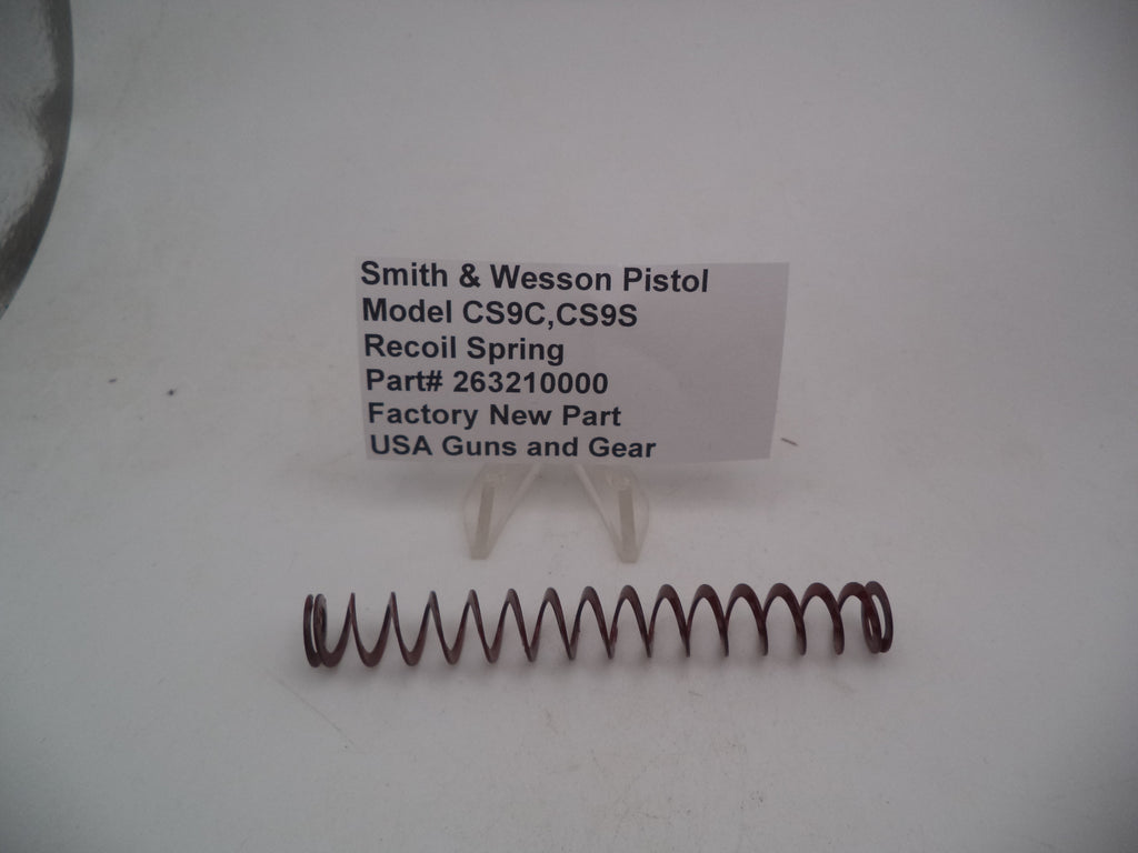263210000 Smith & Wesson Pistol Model CS9C, CS9S Recoil Spring
