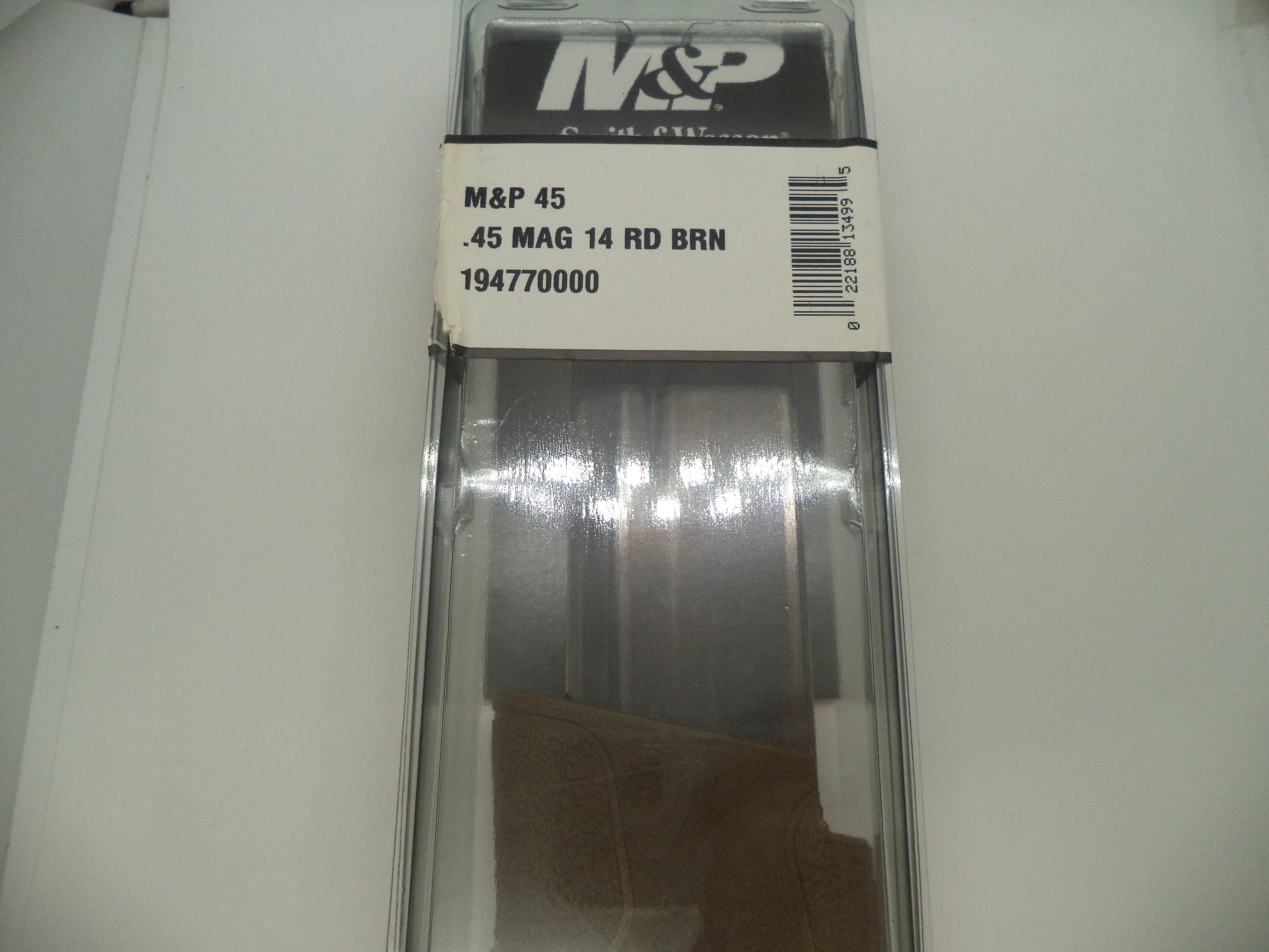 Smith & Wesson Pistol M&P 45 14 Round Magazine Brown 194770000