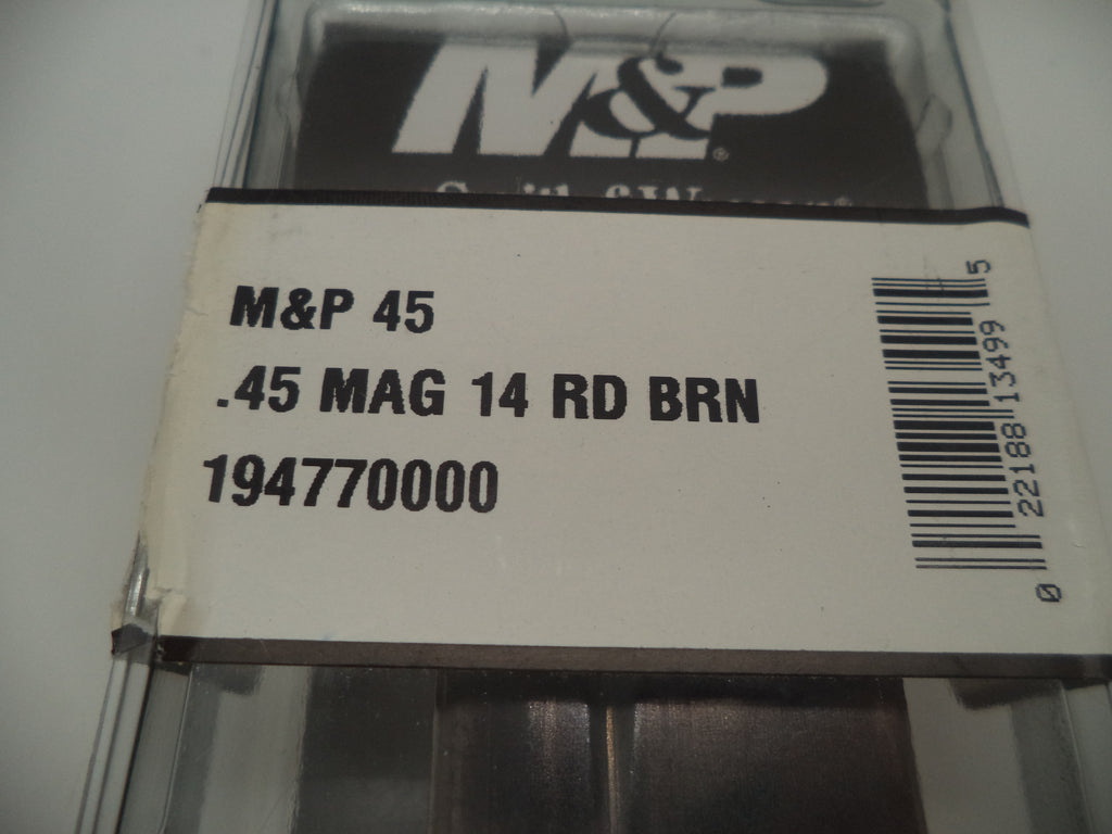 Smith & Wesson Pistol M&P 45 14 Round Magazine Brown 194770000