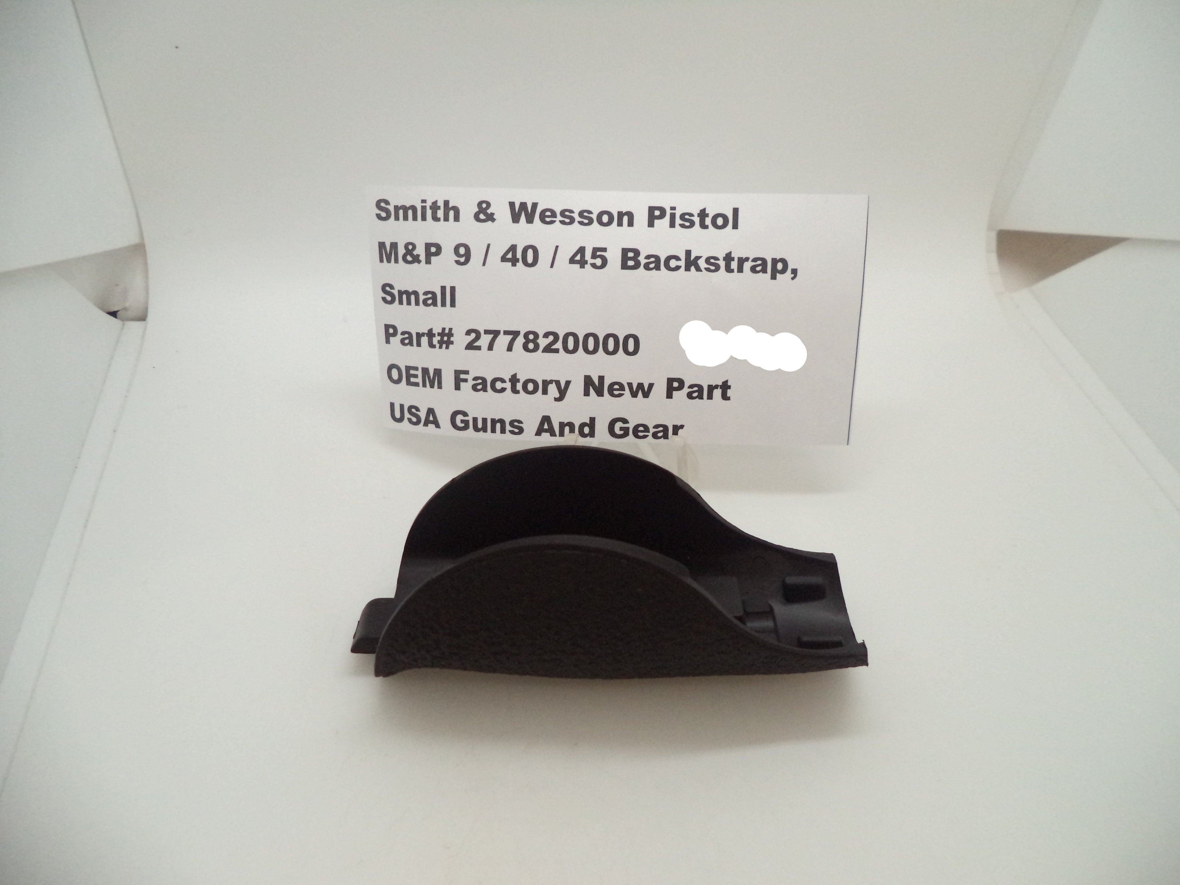 Smith & Wesson M&P Small Backstrap Black 277820000