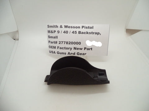 277820000 Smith & Wesson Pistol M&P 9/40/45 Small Backstrap New Part