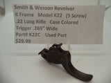 K22C Smith & Wesson K Frame Model K22 .265" Wide Trigger .22 Long Rifle