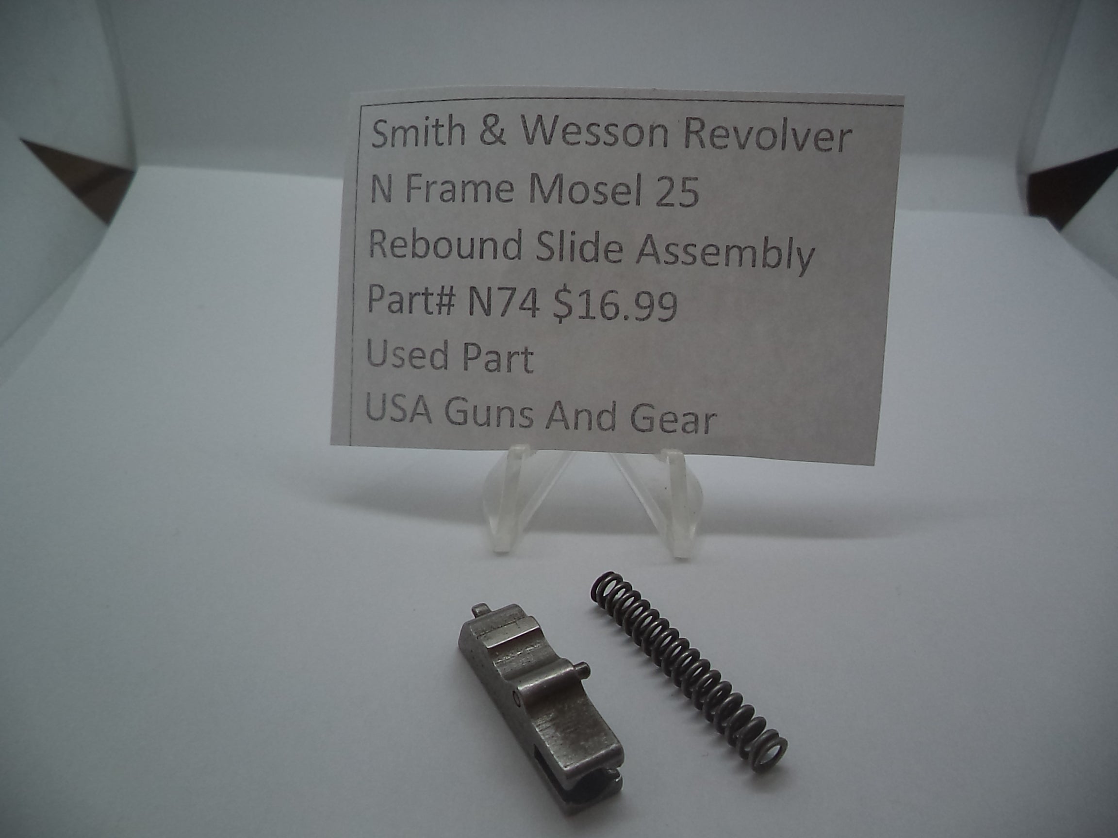 N74 Smith & Wesson Used N Frame Model 25 rebound slide assembly -                                USA Guns And Gear-Your Favorite Gun Parts Store