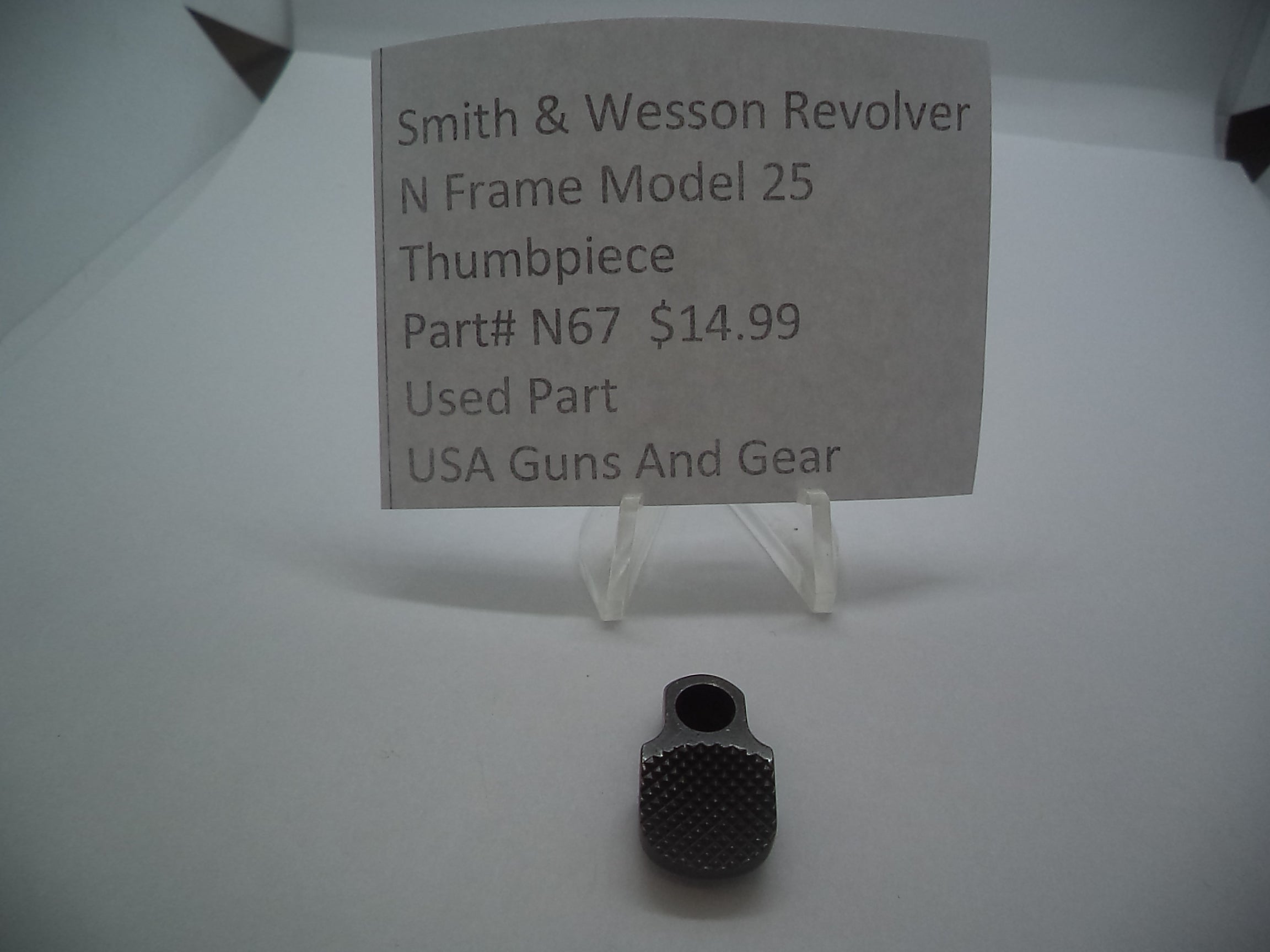 N67 Smith and Wesson N Frame Model 25 Thumbpiece Blue Used
