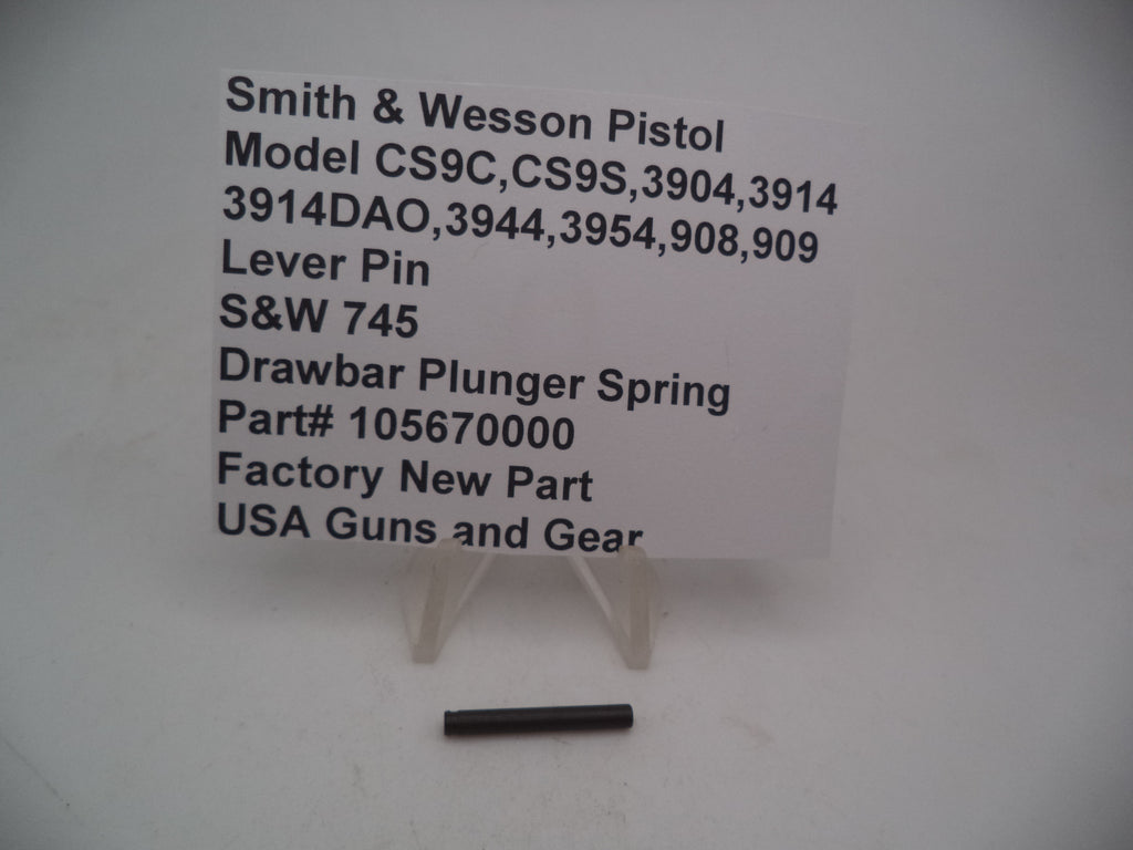 S&W Lever Pin 105670000 - Model 908, 909, 745, 3904, 3914, CS9 Series