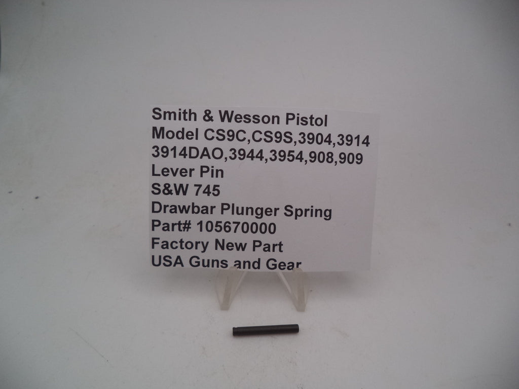 S&W Lever Pin 105670000 - Model 908, 909, 745, 3904, 3914, CS9 Series