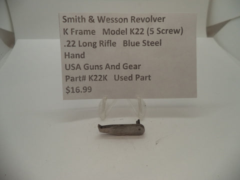 K22K Smith & Wesson K Frame Model K22 Used Hand .22 Long Rifle