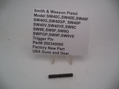 250340000 SW Model SW40C-G,SW40GP,SW40P,SW40V,SW40VE,SW9C-G,SWPGP,SW9P,SW9VE Trigger Pin