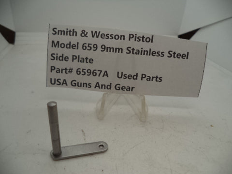 65967A Smith & Wesson Pistol Model 659 Side Plate 9MM Used Part