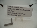 65967A Smith & Wesson Pistol Model 659 Side Plate 9MM Used Part
