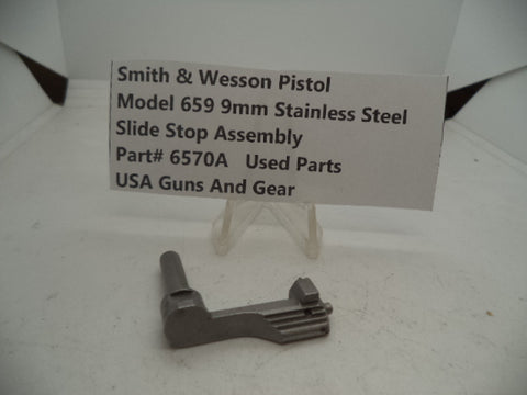 6570A Smith & Wesson Pistol Model 659 Slide Stop Assembly 9MM