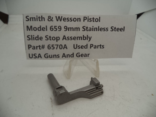 6570A Smith & Wesson Pistol Model 659 Slide Stop Assembly 9MM