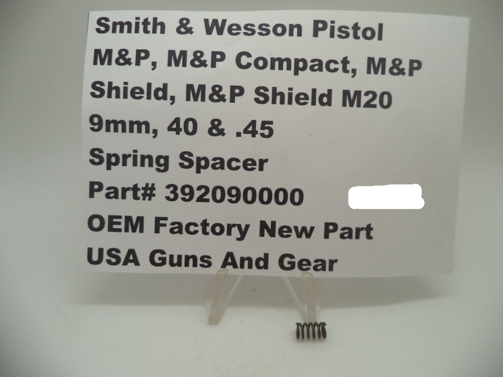 Smith & Wesson M&P Sear Spring Spacer - 9mm/.40/.45 All Models - Factory OEM 392090000