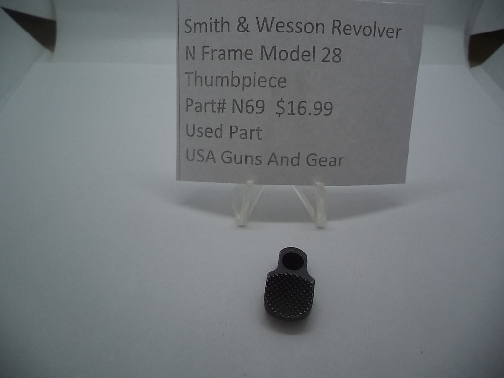 N69 Smith and Wesson N Frame Model 28 Thumbpiece Blue Used 357 Mag