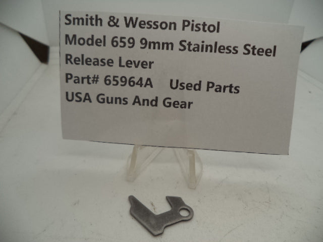 65964A Smith & Wesson Pistol Model 659 Release Lever 9MM Used Part