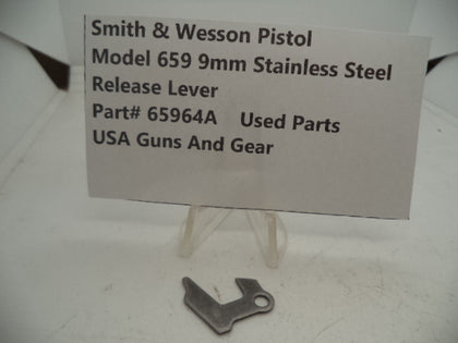 65964A Smith & Wesson Pistol Model 659 Release Lever 9MM Used Part