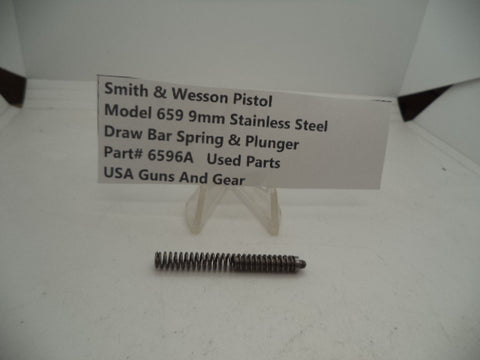 6596A Smith & Wesson Pistol Model 659 Draw Bar Spring & Plunger 9MM