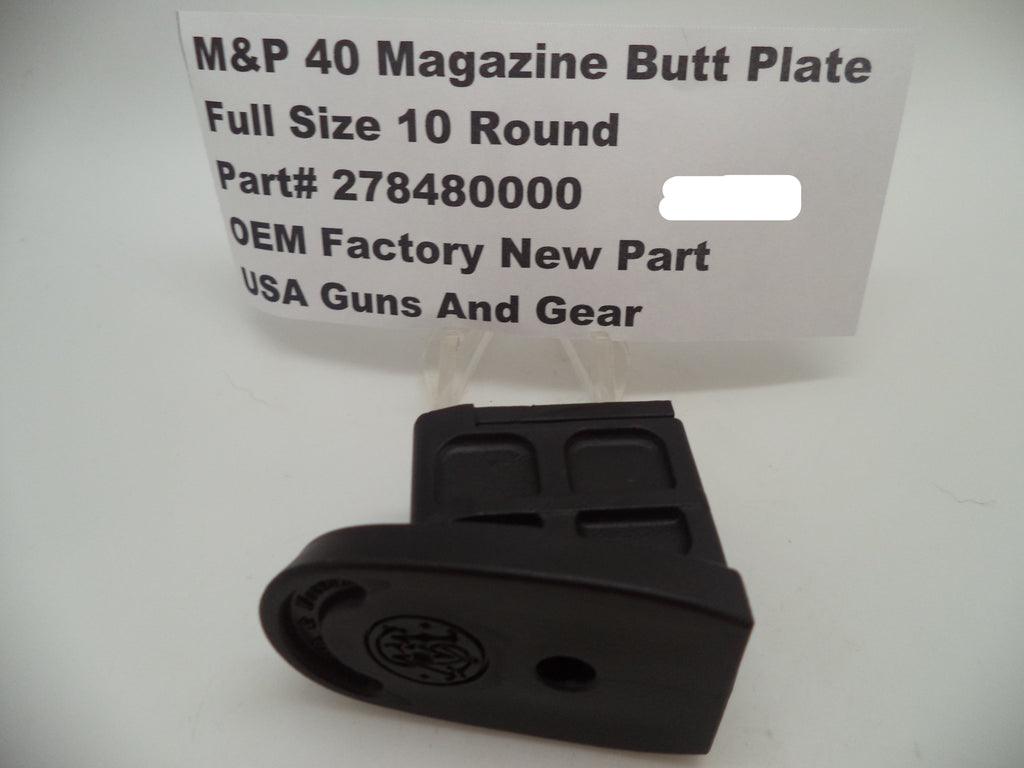 Smith & Wesson M&P 40 Magazine Buttplate - 10 Round - Full Size - Factory OEM