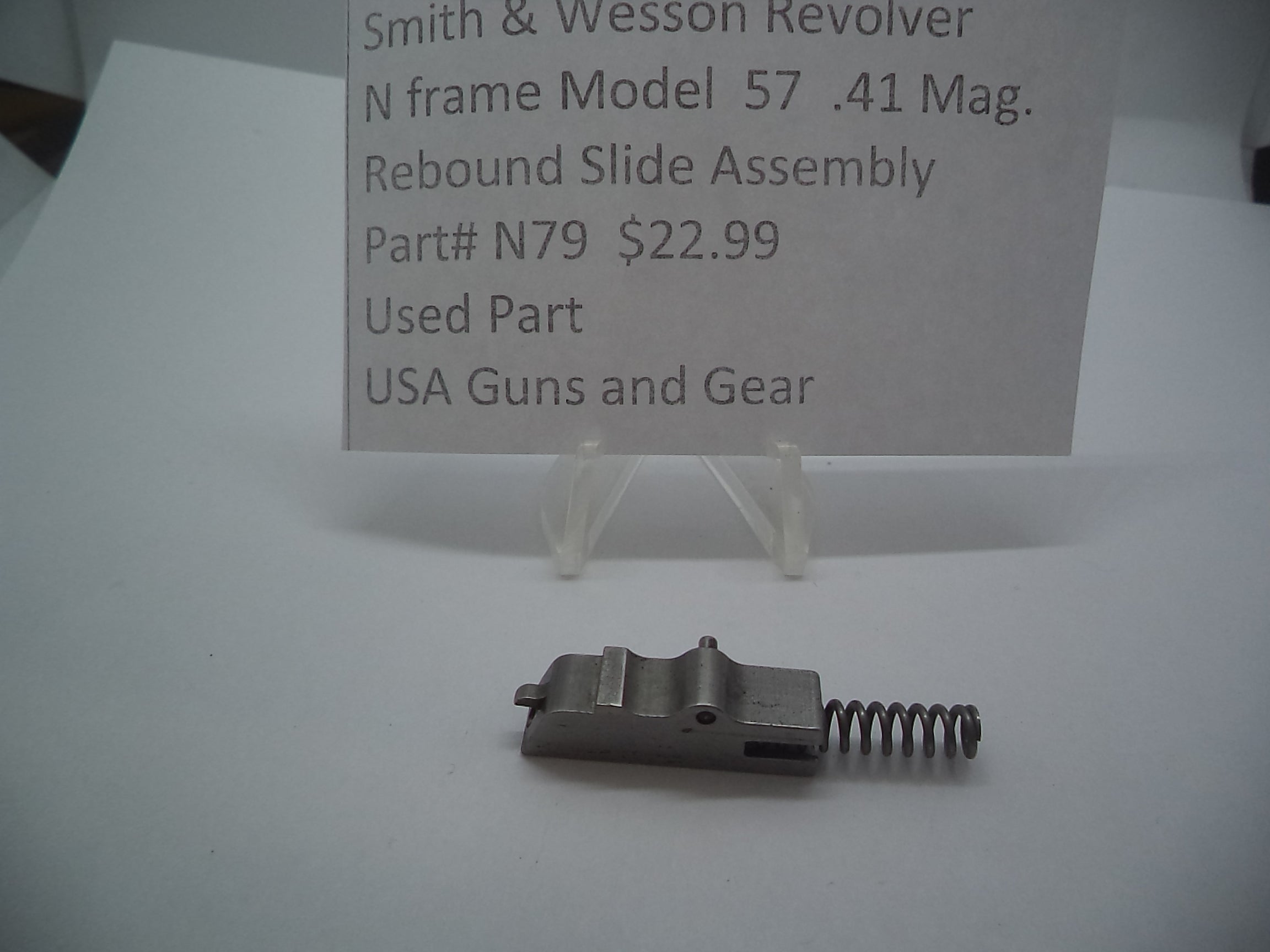 N79 Smith & Wesson Used N Frame Model 57 rebound slide assembly -                                USA Guns And Gear-Your Favorite Gun Parts Store