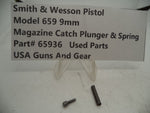 65936 Smith & Wesson Model 659 Magazine Catch Plunger & Spring  9MM