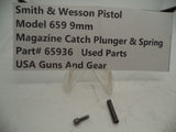 65936 Smith & Wesson Model 659 Magazine Catch Plunger & Spring  9MM